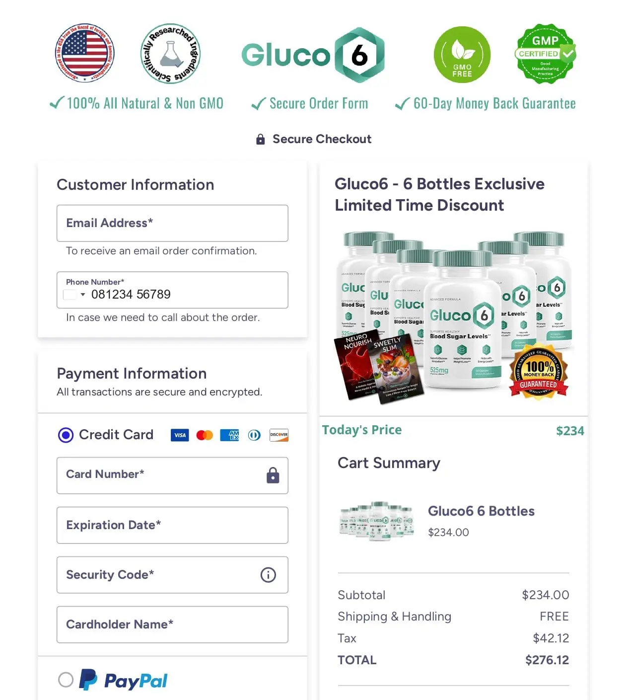 Gluco6- Secure Page